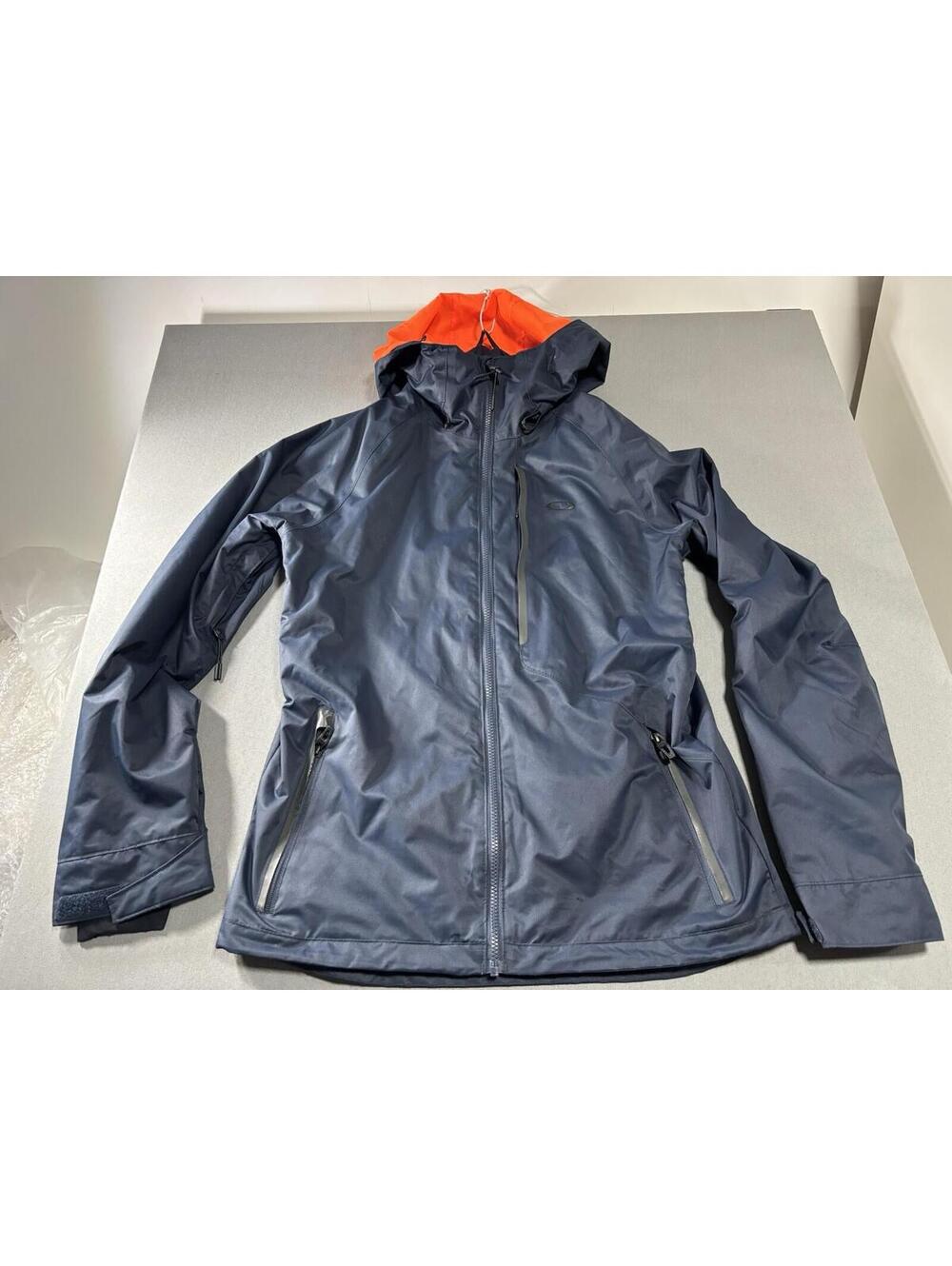 Oakley Jacket Men's Size L Highline 10K FZ DRY Snowboard Ski Black/Orange